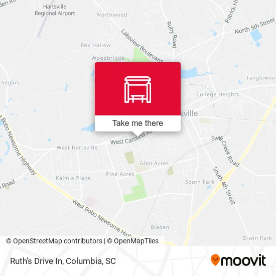 Ruth's Drive In map