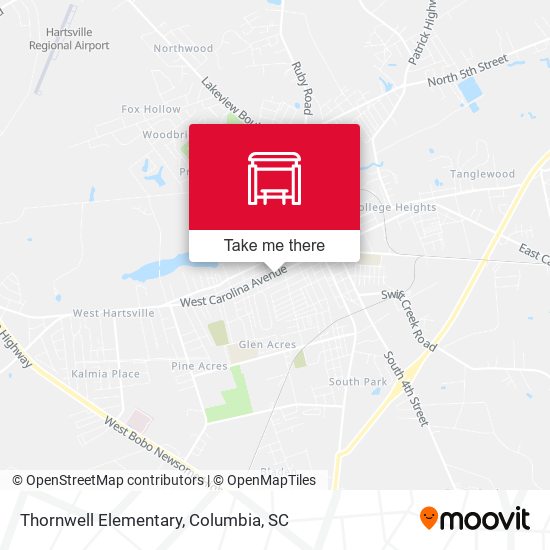 Thornwell Elementary map