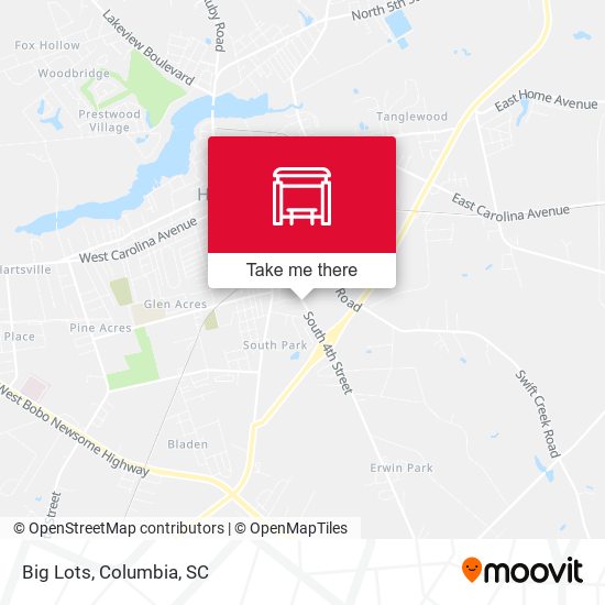 Mapa de Big Lots
