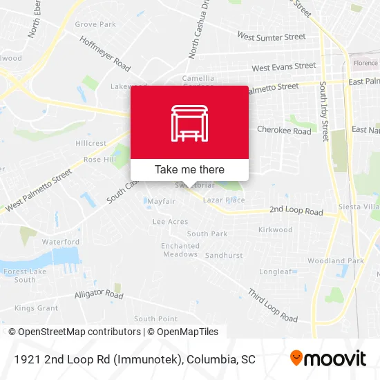 1921 2nd Loop Rd (Immunotek) map