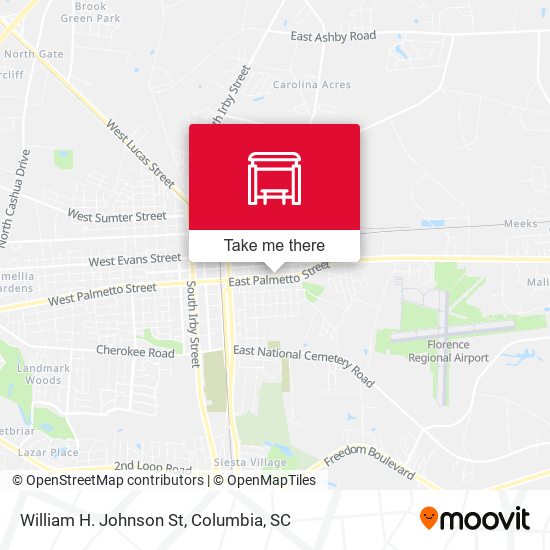Mapa de William H. Johnson St
