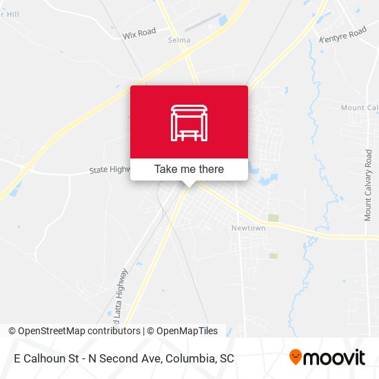E Calhoun St - N Second Ave map