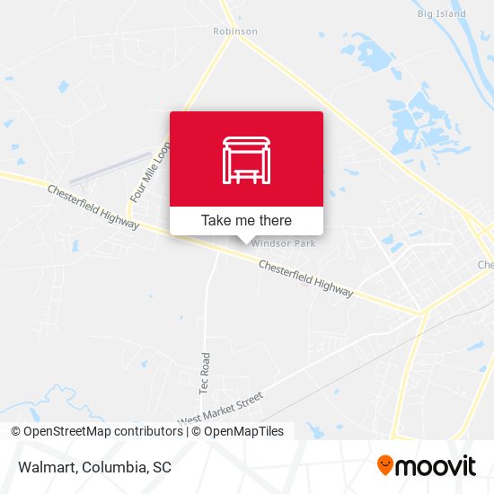Mapa de Walmart