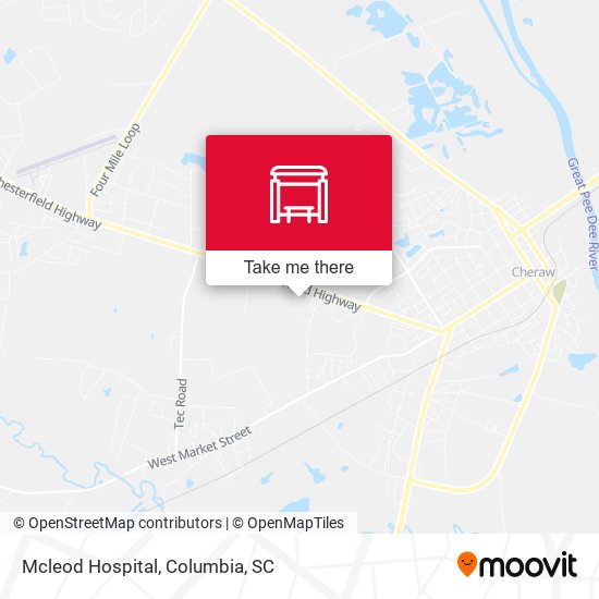 Mapa de Mcleod Hospital