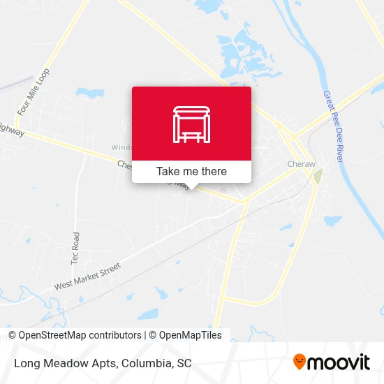 Long Meadow Apts map