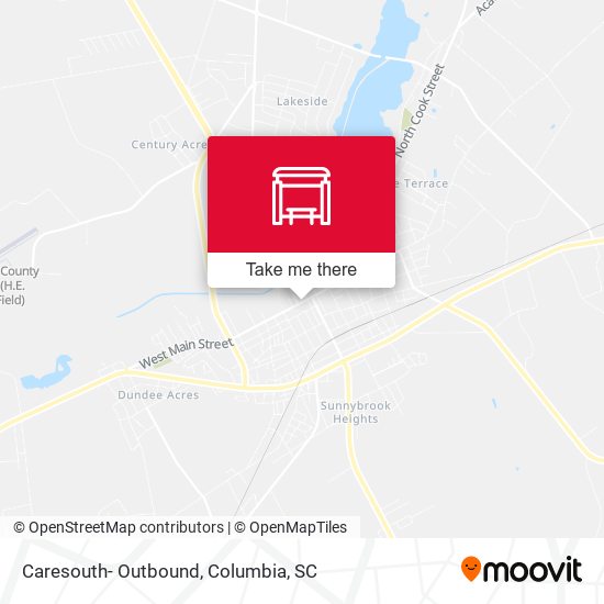 Caresouth- Outbound map