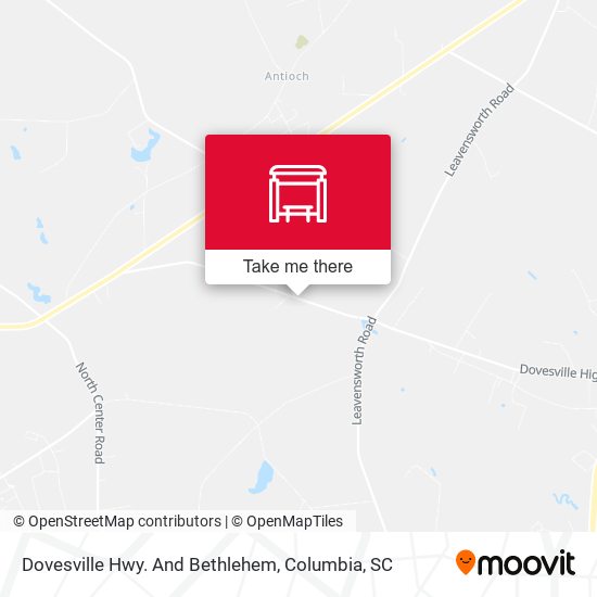 Mapa de Dovesville Hwy. And Bethlehem