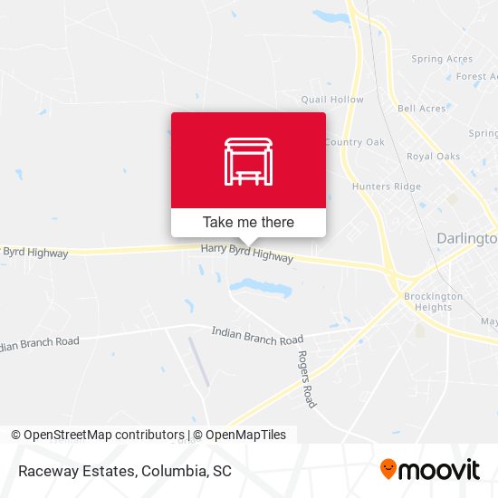 Raceway Estates map