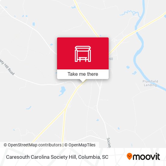 Mapa de Caresouth Carolina Society Hill