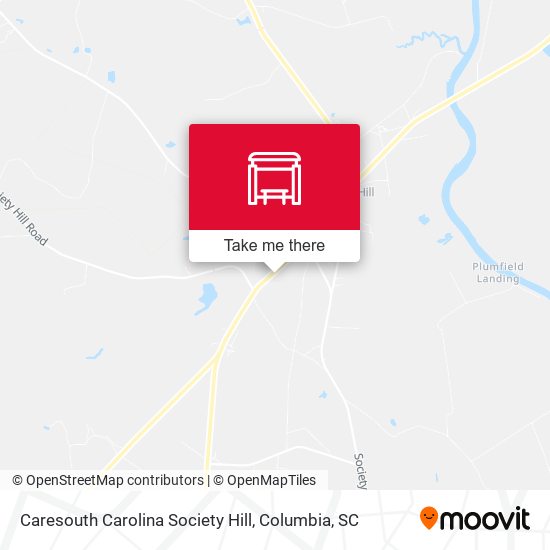 Mapa de Caresouth Carolina Society Hill