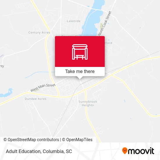 Adult Education map