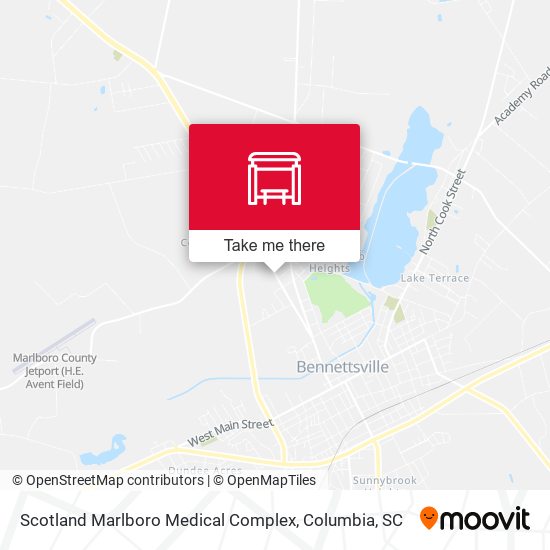 Mapa de Scotland Marlboro Medical Complex