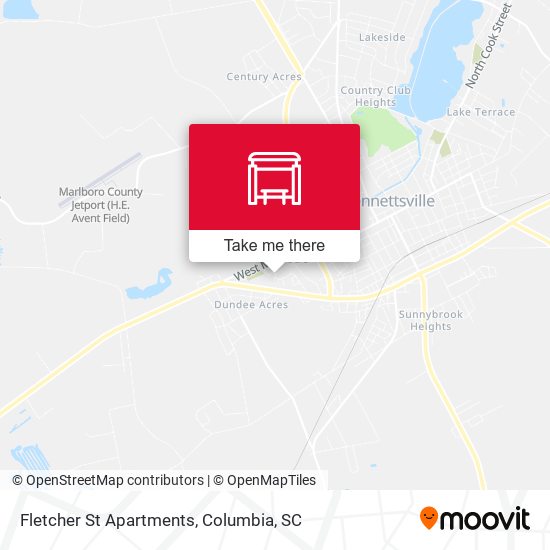 Fletcher St Apartments map