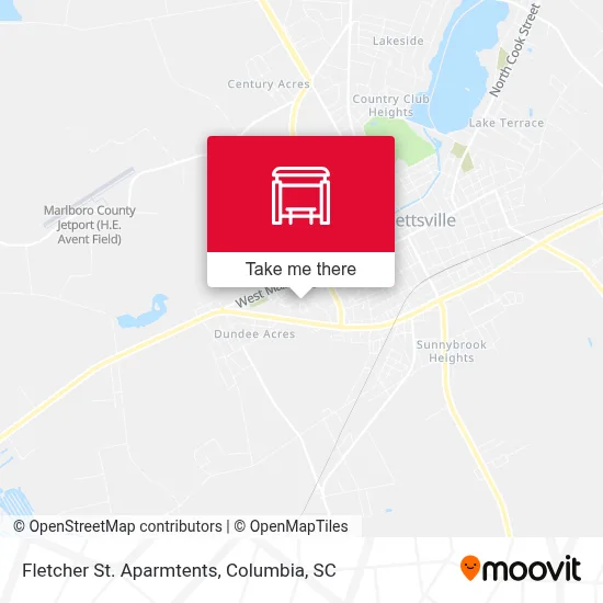 Fletcher St. Aparmtents map