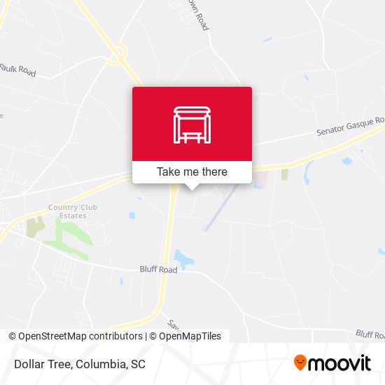 Mapa de Dollar Tree