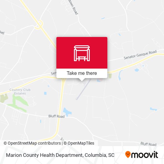 Marion County Health Department map