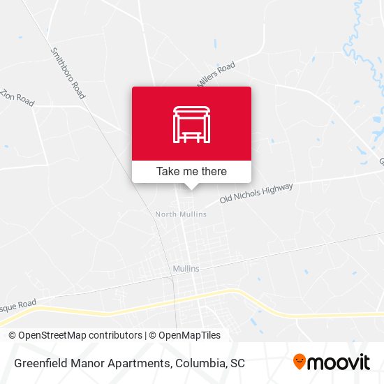Mapa de Greenfield Manor Apartments
