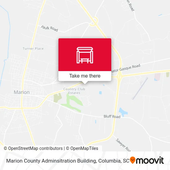 Marion County Adminsitration Building map