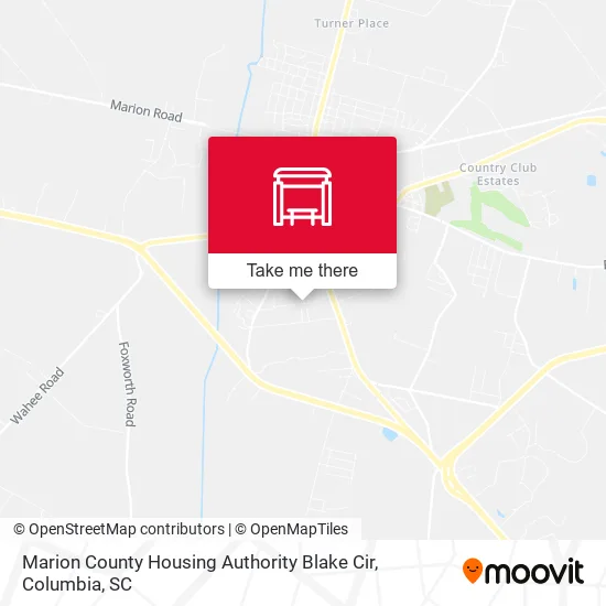 Mapa de Marion County Housing Authority Blake Cir
