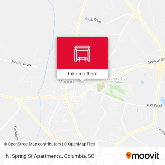 N. Spring St Apartments. map