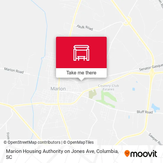 Mapa de Marion Housing Authority on Jones Ave