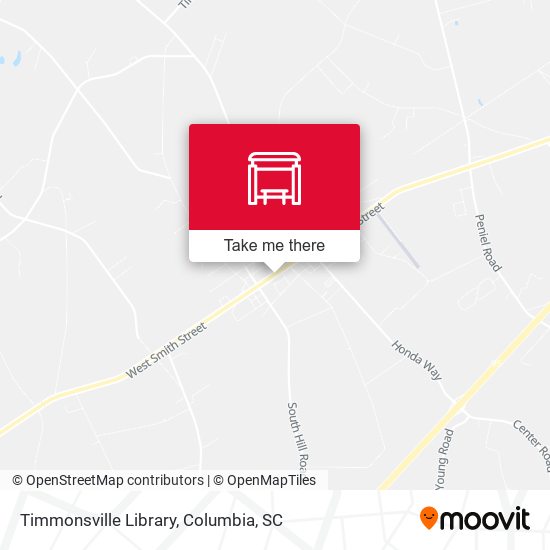 Timmonsville Library map