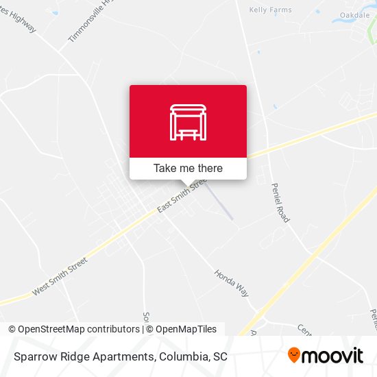 Sparrow Ridge Apartments map