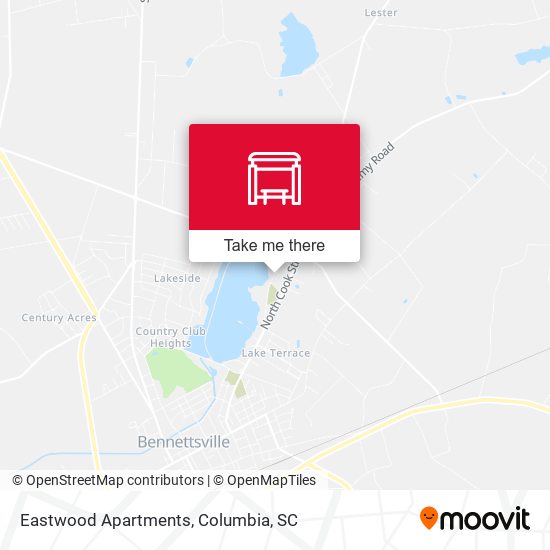 Mapa de Eastwood Apartments