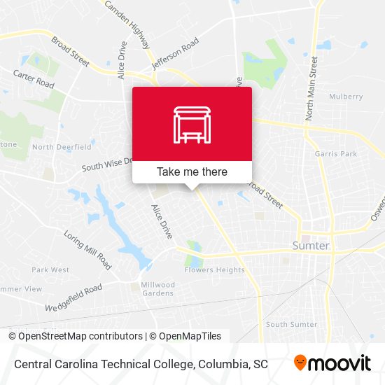 Central Carolina Technical College map