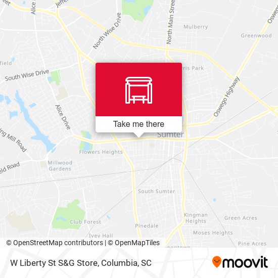 Mapa de W Liberty St S&G Store