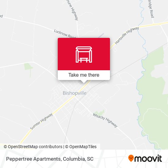 Peppertree Apartments map