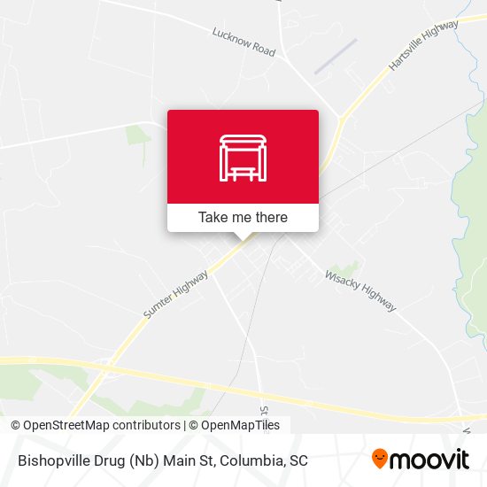 Mapa de Bishopville Drug (Nb) Main St