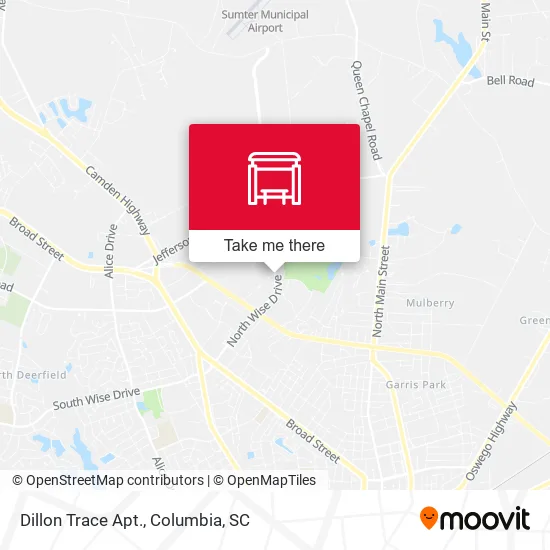Dillon Trace Apt. map