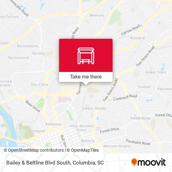 Mapa de Bailey & Beltline Blvd South