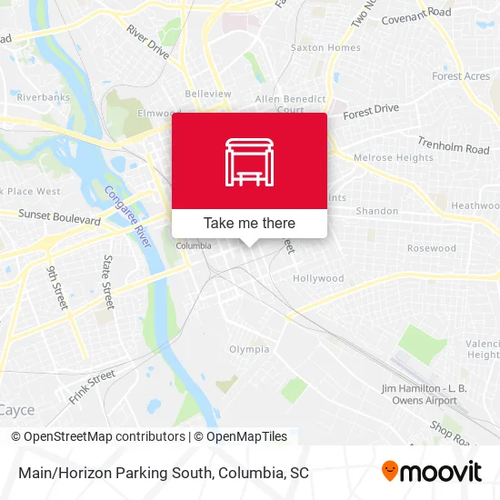 Mapa de Main/Horizon Parking South
