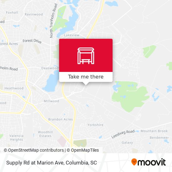 Supply Rd at Marion Ave map