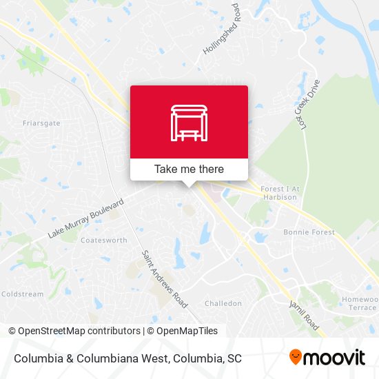 Columbia & Columbiana West map