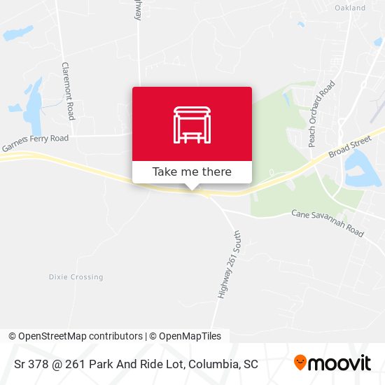 Mapa de Sr 378 @ 261 Park And Ride Lot