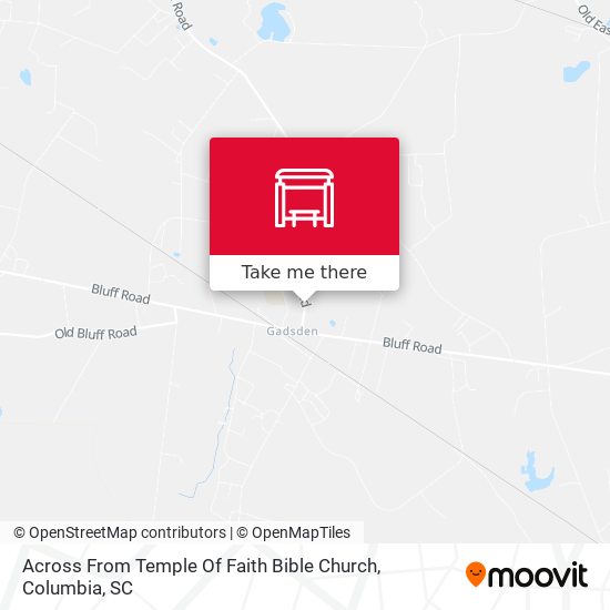Mapa de Across From Temple Of Faith Bible Church