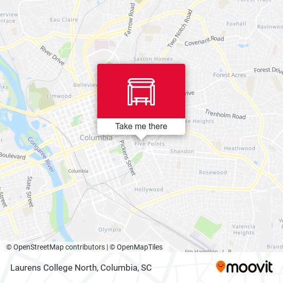 Laurens College North map