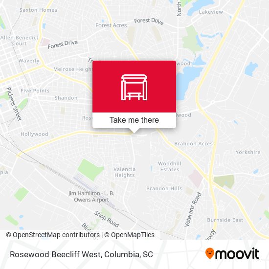 Rosewood Beecliff West map