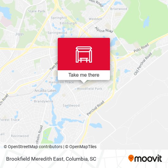 Brookfield Meredith East map