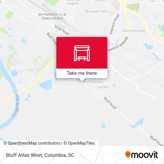 Bluff Atlas West map