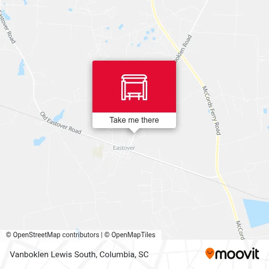 Vanboklen Lewis South map