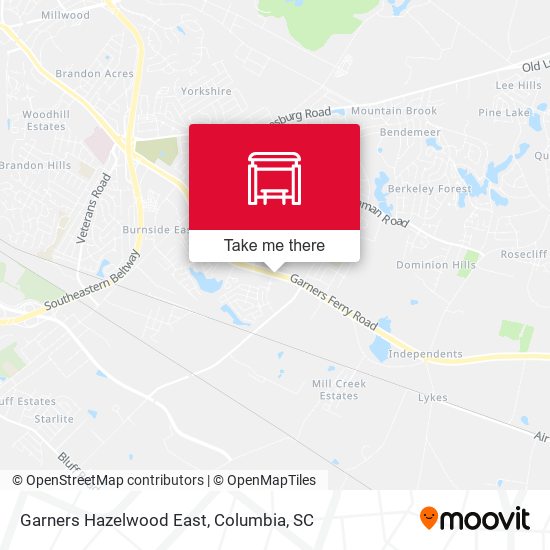 Garners Hazelwood East map