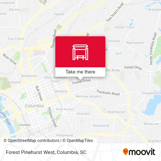 Forest Pinehurst West map