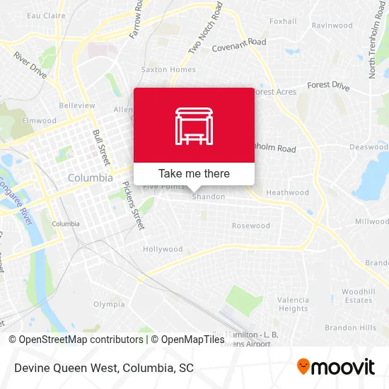 Devine Queen West map