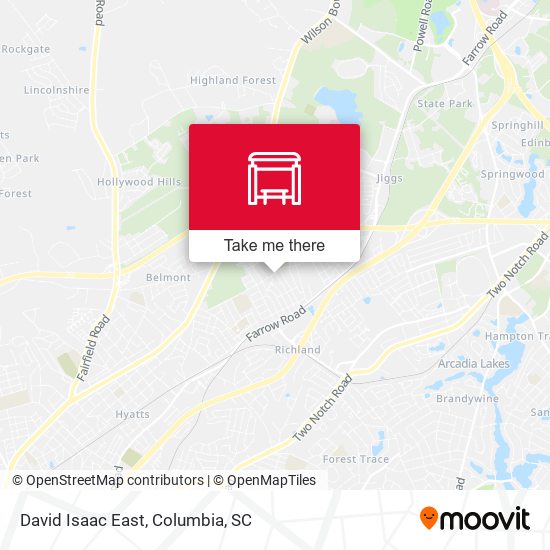 Mapa de David Isaac East