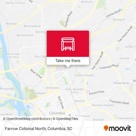 Farrow Colonial North map