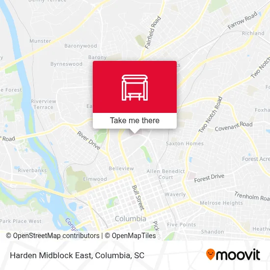 Harden Midblock East map